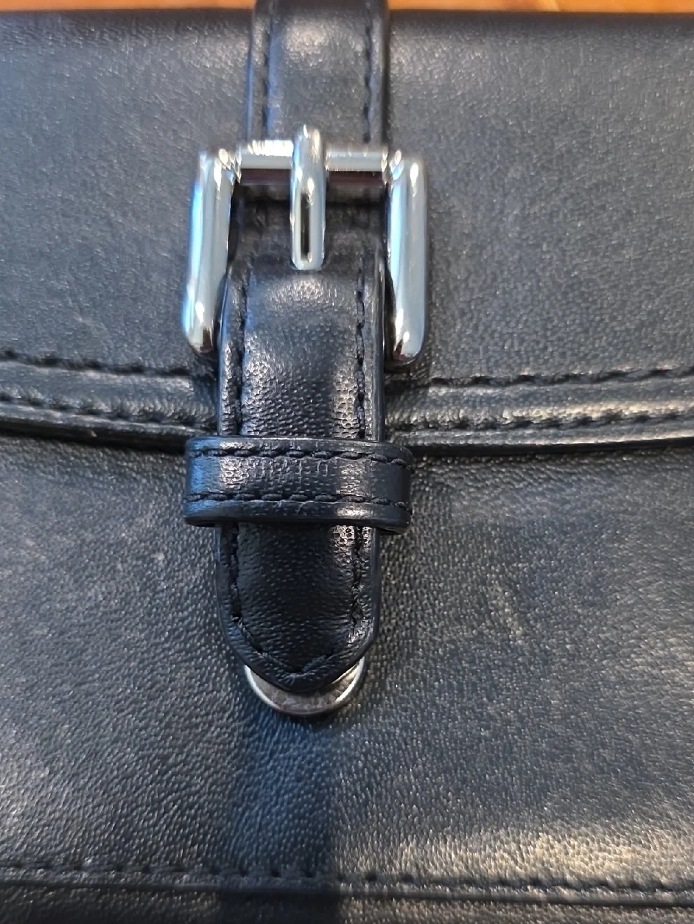 Coach black charlie wallet